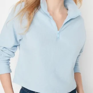Regular Fit Women Cotton Sweatshirt Long Sleeve Casual Ladies' Sweatshirts for Autumn Winter