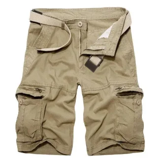 High Quality Men's Cargo Shorts Casual Sports Gym Summer Multi Pocket Plus Size Men's Shorts